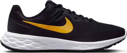 Nike Revolution 6 Next Nature Ανδρικά Αθλητικά Παπούτσια Running Black / Light Silver / White / University Gold