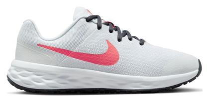 Nike Revolution White / Sea Coral / Gridiron / Laser Orange από το Siontis Athletics