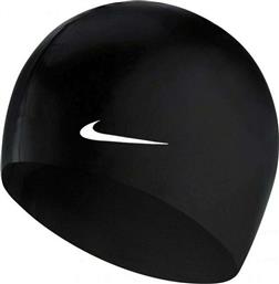 Nike Solid Σκουφάκι Κολύμβησης Ενηλίκων από Σιλικόνη Μαύρο από το Outletcenter