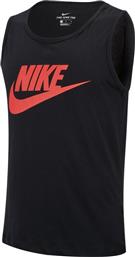 Nike Sportswear Ανδρική Μπλούζα Αμάνικη Μαύρη από το Cosmos Sport