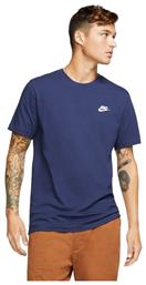 Nike Sportswear Club T-shirt Midnight Navy / White από το Cosmossport