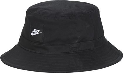 Nike Sportswear Core Υφασμάτινo Ανδρικό Καπέλο Στυλ Bucket Μαύρο από το Sneaker10