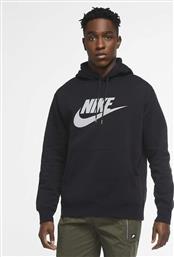 Nike Sportswear Ανδρικό Φούτερ με Κουκούλα και Τσέπες Fleece Μαύρο CU4373-010 από το Zakcret Sports