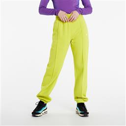 Nike Sportswear Essential Παντελόνι Γυναικείας Φόρμας με Λάστιχο Κίτρινο Fleece