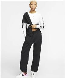 Nike Sportswear Essential Ψηλόμεσο Παντελόνι Γυναικείας Φόρμας με Λάστιχο Μαύρο Fleece από το Cosmos Sport