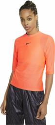 Nike Icon Clash Κοντομάνικη Γυναικεία Αθλητική Μπλούζα σε Πορτοκαλί χρώμα από το Spartoo