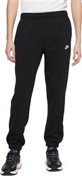 Nike Sportswear Παντελόνι Φόρμας με Λάστιχο Fleece Μαύρο από το Cosmos Sport