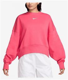 Nike Sportswear Phoenix Μακρύ Γυναικείο Φούτερ Pink