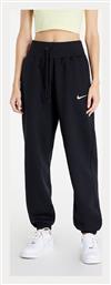 Nike Sportswear Phoenix Παντελόνι Γυναικείας Φόρμας με Λάστιχο Μαύρο Fleece από το Outletcenter