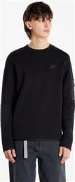 Nike Sportswear Tech Fleece Ανδρική Μπλούζα Μακρυμάνικη Μαύρη από το Sneaker10