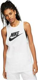 Nike Air Αμάνικη Γυναικεία Αθλητική Μπλούζα σε Λευκό χρώμα από το Delikaris-sport