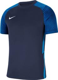 Nike Strike II Αθλητικό Ανδρικό T-shirt Dri-Fit Navy Μπλε με Λογότυπο από το MybrandShoes