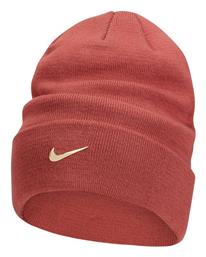 Nike Swoosh Beanie Ανδρικός Σκούφος Πλεκτός Canyon Rust/Metallic Gold