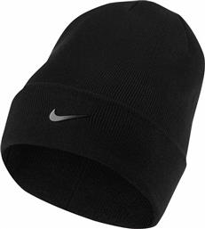 Nike Swoosh Beanie Ανδρικός Σκούφος Πλεκτός σε Μαύρο χρώμα από το Outletcenter
