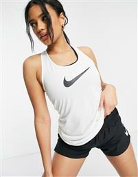 Nike Swoosh Γυναικεία Μπλούζα Αμάνικη Λευκή