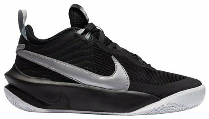 Nike Team Hustle D 10 Αθλητικά Παιδικά Παπούτσια Μπάσκετ με Κορδόνια Black / Volt / White / Metallic Silver