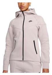 Nike Tech Fleece Windrunner Γυναικεία Ζακέτα Φούτερ με Κουκούλα Χρυσό από το E-tennis