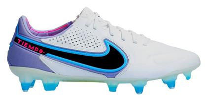 Nike Tiempo Legend 9 Elite SG-Pro Χαμηλά Ποδοσφαιρικά Παπούτσια με Τάπες White / Black / Baltic Blue / Explosion Pink από το Zakcret Sports