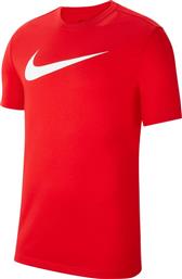 Nike Training Park 20 Αθλητικό Ανδρικό T-shirt Dri-Fit Κόκκινο με Λογότυπο από το MybrandShoes