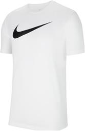 Nike Training Park 20 Αθλητικό Ανδρικό T-shirt Dri-Fit Λευκό με Λογότυπο από το MybrandShoes