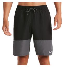 Nike Volley Ανδρικό Μαγιό Βερμούδα Black / Grey με Ρίγες