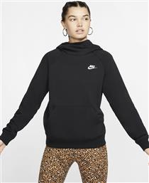Nike Sportswear Essentials Γυναικείο Φούτερ με Κουκούλα Μαύρο