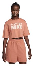 Nike Womens Γυναικείο Αθλητικό Crop T-shirt Terra Blush από το Outletcenter