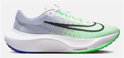 Nike Zoom Fly 5 Ανδρικά Running Λευκό / Green Strike / Racer Blue / Μαύρο από το Zakcret Sports