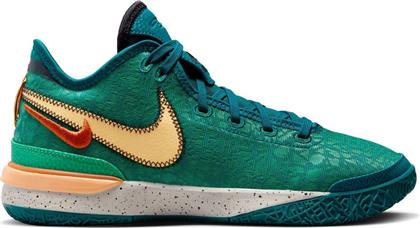 Nike Zoom Lebron Nxxt Gen Ψηλά Μπασκετικά Παπούτσια Geode Teal / Melon Tint / Stadium Green / Campfire Orange από το Zakcret Sports