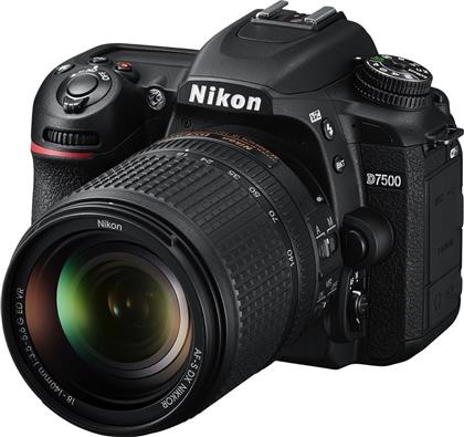 Nikon DSLR Φωτογραφική Μηχανή D7500 Crop Frame Kit (AF-S DX 18-140mm F3.5-5.6G ED VR) Black από το Plaisio