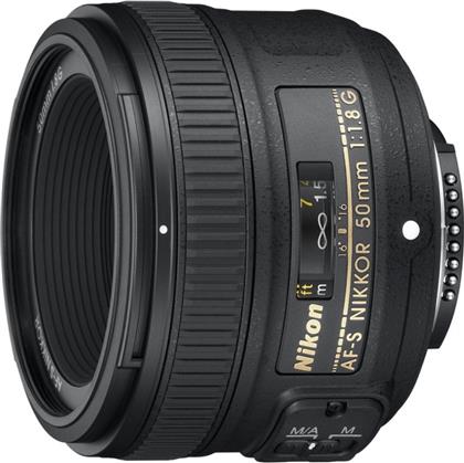 Nikon Full Frame Φωτογραφικός Φακός AF-S Nikkor 50mm f/1.8G Σταθερός για Nikon F Mount Black