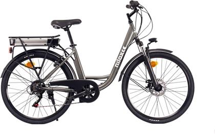 Nilox J5 Plus 26'' Γκρι Ηλεκτρικό Ποδήλατο Πόλης με 6 Ταχύτητες από το Kotsovolos