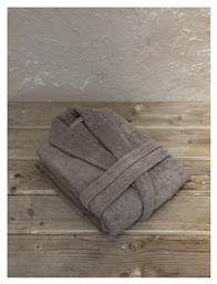 Nima Asana Μπουρνούζι με Γιακά Dusty Beige από το Aithrio