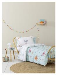 Nima Σετ Μονά Me To The Sea Τυρκουάζ, Λευκό 170x255cm