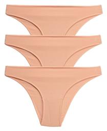 Nina Club NC Βαμβακερά Γυναικεία Slip 3Pack Μπεζ