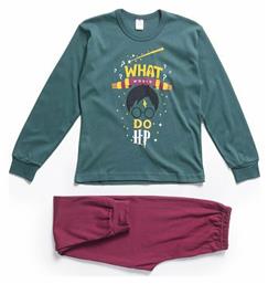 Nina Club Παιδική Πιτζάμα Χειμωνιάτικη Πράσινη 11-