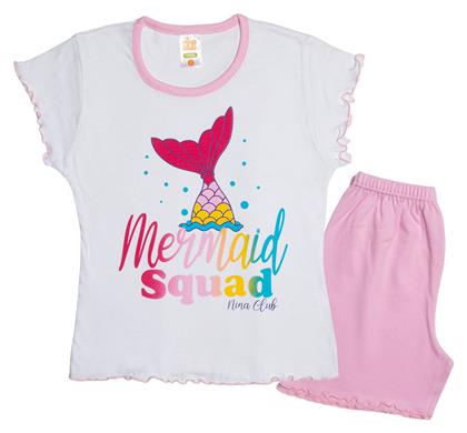 Nina Club Παιδική Πιτζάμα Καλοκαιρινή 151 Mermaid Squad