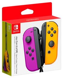 Nintendo Joy-Con Set Ασύρματο Gamepad για Switch Purple/Neon Orange