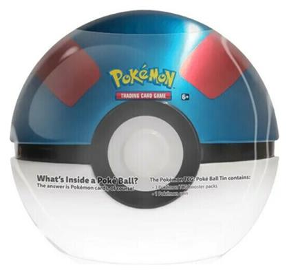 Nintendo Pokeball Tin 2024 Deck Μπλε-Κόκκινο