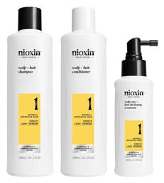 Nioxin Promo Scalp & Hair System 1 Φυσικά Μαλλιά Ελαφριά Αραίωση Shampoo 300ml & Conditioner 300ml & Treatment Serum 100ml από το Pharm24