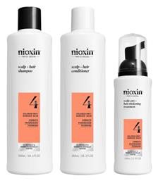 Nioxin Promo Scalp & Hair System 4 Σαμπουάν Προοδευτική Αραίωση 300ml & Conditioner 300ml & Treatment Serum 100ml από το Zizel