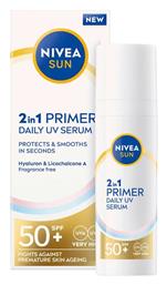 Nivea 2in1 Primer SPF50+ Αντηλιακό 30ml