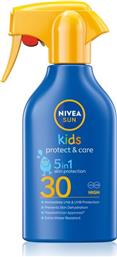Nivea Αδιάβροχο Παιδικό Αντηλιακό Spray Sun Kids Protect & Care για Πρόσωπο & Σώμα SPF30 270mlΚωδικός: 34842567