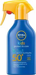 Nivea Αδιάβροχο Παιδικό Αντηλιακό Spray Sun Kids Protect & Care για Πρόσωπο & Σώμα SPF50+ 270ml από το Pharm24