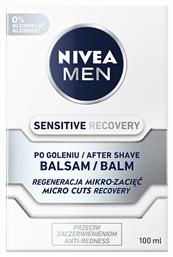 Nivea After Shave Balm Recovery χωρίς Οινόπνευμα για Ευαίσθητες Επιδερμίδες 100ml