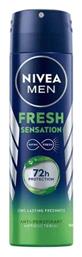 Nivea Men Fresh Sensation Αποσμητικό 72h σε Spray 150ml
