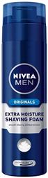 Nivea Men Originals Extra Moisture Αφρός Ξυρίσματος με Αλόη για Ξηρές & Ευαίσθητες Επιδερμίδες 250ml από το Plus4u