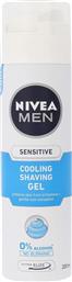 Nivea Men Sensitive Cooling Gel Ξυρίσματος για Ευαίσθητες Επιδερμίδες 200ml