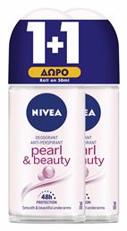 Nivea Pearl & Beauty Anti-perspirant Αποσμητικό 48h σε Roll-On 2x50ml από το Pharm24
