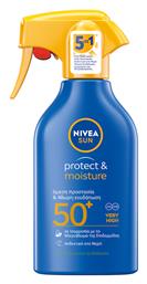 Nivea Sun Moisturising Trigger SPF50 Αντηλιακή Λοσιόν 270ml